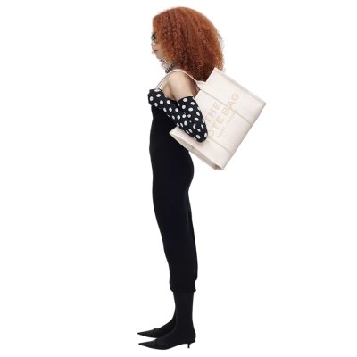 THE LEATHER LARGE TOTE BAG